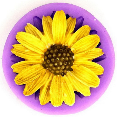 Khuôn silicon làm bánh, rau câu hoa cúc họa mi – Mã số 1125