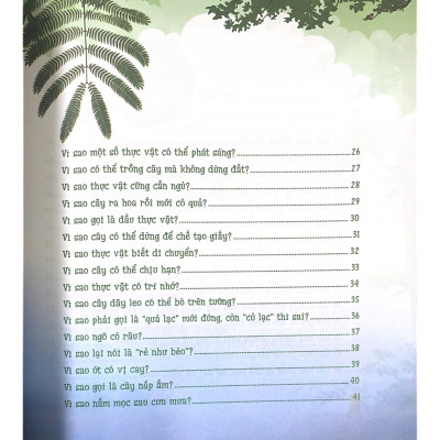 10 Vạn Câu Hỏi Vì Sao? Gõ Cửa Thế Giới Thực Vật - Vanlangbooks