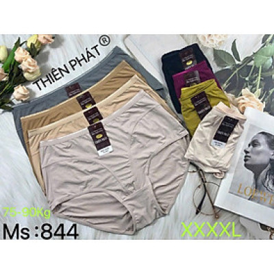 Quần Lót Nữ Thun Lạnh Lưng Cao Big Size Thiên Phát 844 — XXXXL, Combo/Đơn, Ôm Bụng