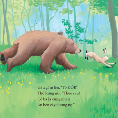 Sách tranh song ngữ Gấu muốn nữa - Ehomebooks