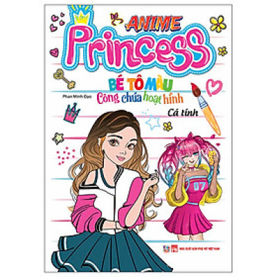 Bộ Sách Bé Tô Màu Anime Princess