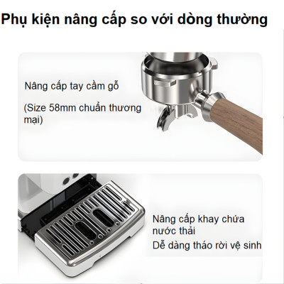 Máy pha cà phê Espresso chuyên nghiệp thương hiệu HiBREW H10 Plus cao cấp  - Hàng chính hãng