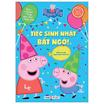 Sách - Sách Tương Tác - Cùng Học Cùng Chơi Với Peppa Pig - Tiệc Sinh Nhật Bất Ngờ