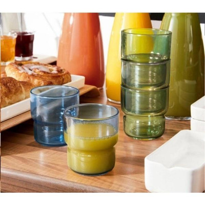 Bộ cốc thủy tinh thấp Arcoroc Log T 220 ml 300 ml, V4293 V4126 - Hàng chính hãng