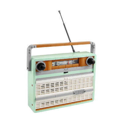 LEGO ICONS 10334 Đồ Chơi Lắp Ráp Đài Radio Cổ Điển (906 chi tiết)