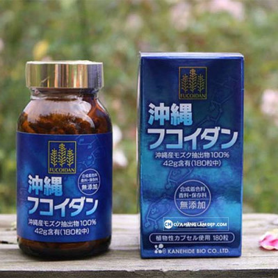 Combo Viên Uống Okinawa Fucoidan Và Tinh Chất Nghệ Mùa Xuân Và Nấm Agaricus Của Kanehide Bio Nhật Bản, Hỗ Trợ Phòng Ung Thư, Ức Chế Sự Phát Triển Tế Bào, Tăng Hệ Miễn Dịch Cho Cơ Thể