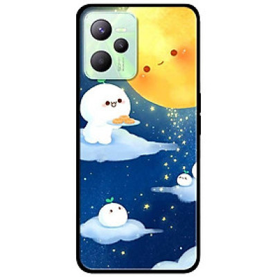 Ốp lưng dành cho Realme C35 - Realme Narzo 50A Prime mẫu Bánh Bao Trăng Vàng