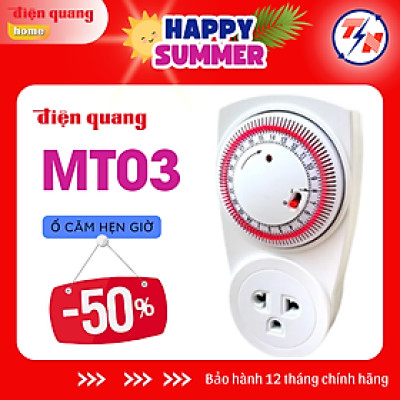 Ổ cắm hẹn giờ Điện Quang ĐQ ESK MT03 WR 13