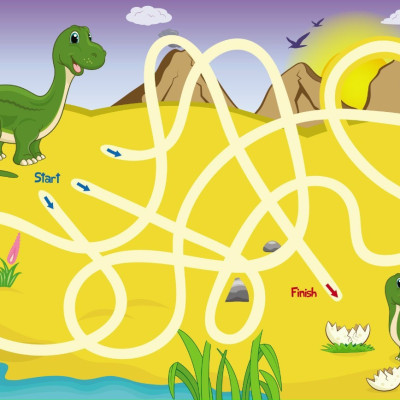 Bộ sách Trò chơi MÊ CUNG phát triển trí tuệ 1234 - phiên bản Wipe Clean: Viết xóa được (dành cho trẻ từ 2-6 tuổi)