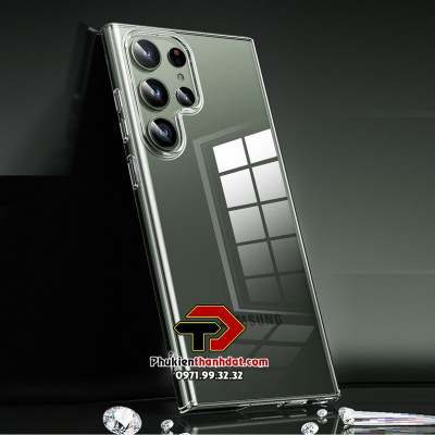 Ốp lưng trong suốt cho SamSung Galaxy S24 Ultra chính hãng Memumi (phủ nano không ố màu) - Hàng chính hãng