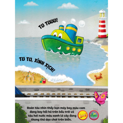 Những Phương Tiện Ồn Ào - Âm Thanh Quanh Bé - Sách Âm Thanh Tân  Việt