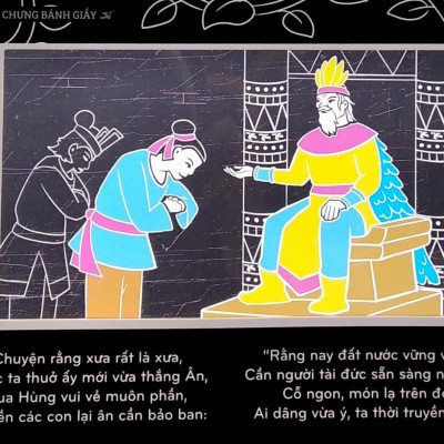 Sách Chiếu Bóng Thần Kỳ - Sự Tích Bánh Chưng Bánh Giầy