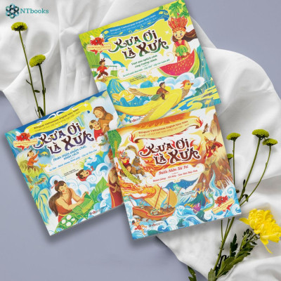 Sách Xưa ơi là xưa - Truyện cổ tích Việt Nam chọn lọc Song ngữ Việt - Anh - Sọ Dừa - Bánh chưng bánh giầy - Cậu bé Tích Chu