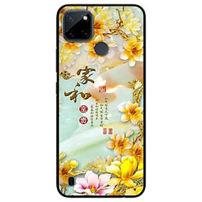 Ốp lưng dành cho Realme C21Y - C25Y mẫu Chữ Hoa Vàng