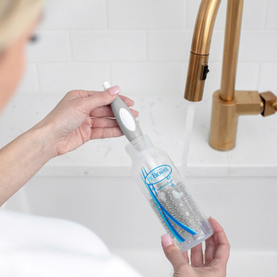 [ AC141 ] Cọ rửa bình sữa cổ thường và cổ rộng, chất liệu silicone - Dr.Brown