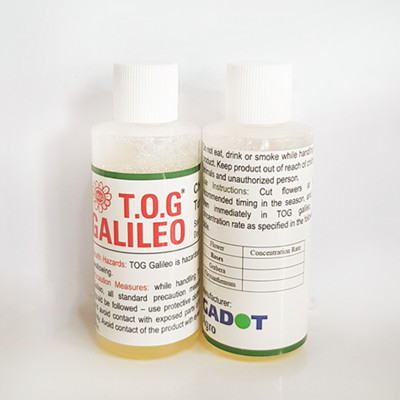 Nước Cắm Hoa Lâu Tàn Tại Vựa Bán Hoa Tươi (Combo 2 Chai 100ml) Nhập Khẩu Israel TOG Galileo Giúp Kiềm Hoa Không Nở Tại Vựa Và Không Thay Nước Trong Xô 5 Ngày Liên Tục