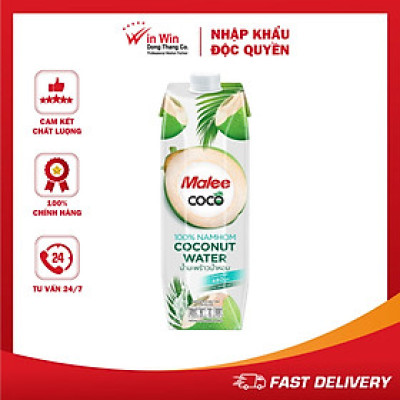 Nước Dừa Tươi Namhom Malee Coco 1 L - Nhập Khẩu Thái Lan | Malee Coco 100% Namhom Coconut Water 1L