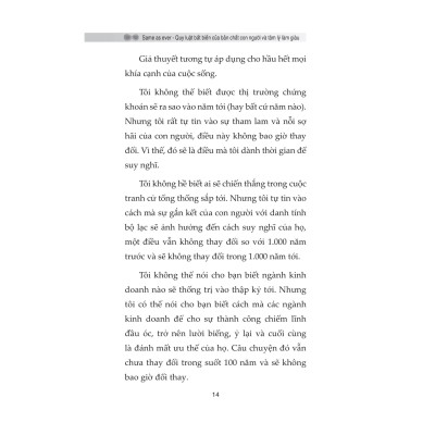 Same As Ever - Quy Luật Bất Biến Về Bản Chất Con Người Và Tâm Lý Làm Giàu