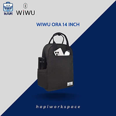 Balo chống thấm nước WiWU ORA Wi-ORA-14: Laptop 14 inch, thiết kế siêu tinh tế, tối giản