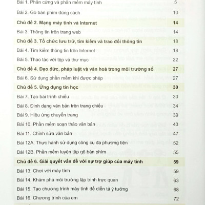 Sách Giáo Khoa Tin Học 4 (Kết Nối Tri Thức) (Chuẩn)