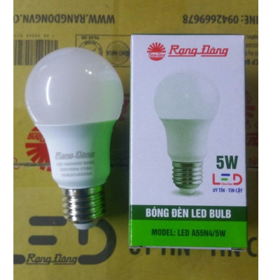 Combo 10 Bóng đèn LED Bulb 5W Model: A55N4 5W Vàng