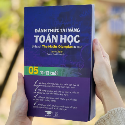 Sách toán học - Combo Sách Đánh Thức Tài Năng Toán Học - Tổng Hợp Kiến Thức Toán Học Cho Học Sinh Cấp Cấp 1, Cấp 2 ( Bộ 5 Cuốn ) Á Châu books, bìa cứng, in màu