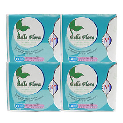 Bộ BVS ban đêm COTTON BELLE FLORA