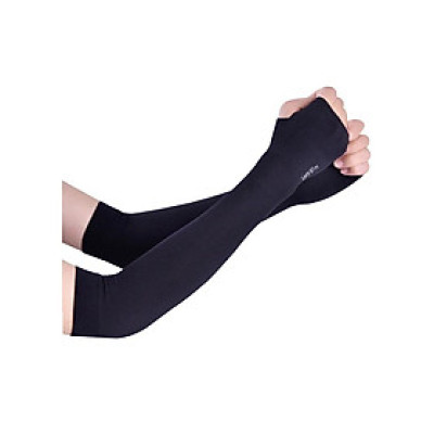  Bộ găng tay chống nắng xỏ ngón Đen