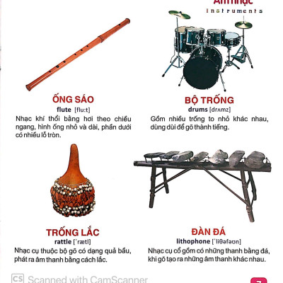 Từ Điển Tranh Dành Cho Thiếu Nhi - Giao Thông, Thể Thao, Âm Nhạc