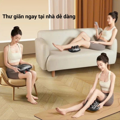 Máy Massage Toàn Thân Cầm Tay 12 Đầu, Máy Mát Xa Đấm Lưng 12 Đầu GDV - Hàng Chính Hãng