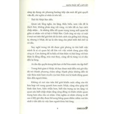 Hạnh Phúc Để Làm Gì? – Cách Người Nhật Chấp Nhận Thế Giới