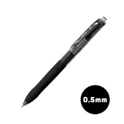 Bút Gel Siêu Trơn Deli 0.5mm EG075-BK Màu Đen