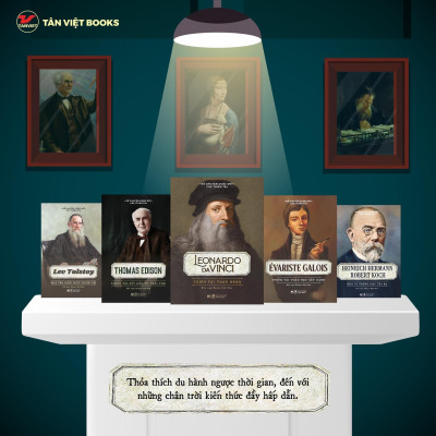 Sách - Leonardo Davinci - Thiên Tài Toàn Năng - Kể Chuyện Cuộc Đời Các Thiên Tài - Tân Việt Books