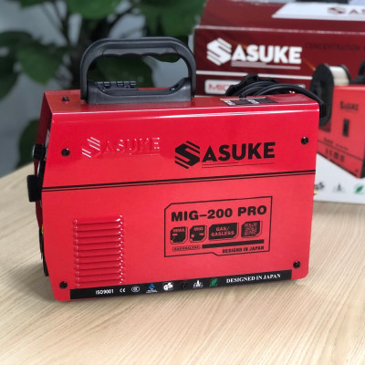 Máy Hàn MIG 3 Chức Năng Sasuke MIG 200-PRO (Tặng Cuộn Dây 1kg, Hàn Cuộn 1 - 5 Kg )- Hàng Chính Hãng