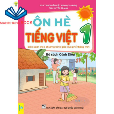 Sách - Combo 2 cuốn Ôn Hè Toán + Tiếng Việt Lớp 1 Cánh Diều.