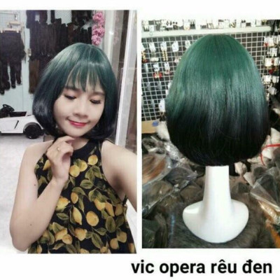 Tóc giả cao cấp cúp vic- tặng lưới chùm tóc- hình thật