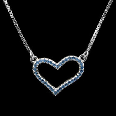 Dây Và Mặt Dây Chuyền Bạc Hiểu Minh DMD137 trái tim