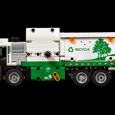 Đồ Chơi Lắp Ráp Xe Tải Rác Điện Mack LR - Mack LR Electric Garbage Truck - Lego Technic 42167 (503 Mảnh Ghép)