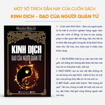 Sách - Kinh Dịch - Đạo Của Người Quân Tử Nguyễn Hiến Lê -  Triết Lý Và Kinh Nghiệm Hàng Ngàn Năm Của Văn Minh Á Đông - MCBooks