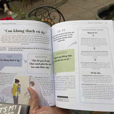 (Combo2 cuốn, in màu) Tủ sách DK- WHAT’S MY TEERNAGER THINKING - TÂM LÝ HỌC TRẺ EM THỰC HÀNH CHO CHA MẸ HIỆN ĐẠI (tuổi từ 2 đến 7 và tuổi từ 13 đến 18)  – Tanith Carey –Thái Hà - NXB Công Thương