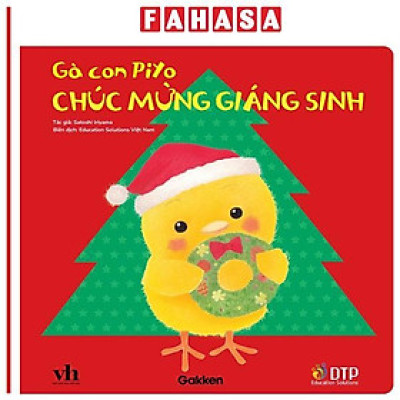 Sách - Gà Con Piyo - Chúc Mừng Giáng Sinh - Bìa Cứng