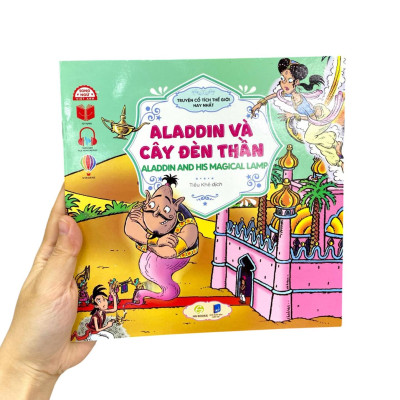 Sách - Truyện Cổ Tích Hay Nhất Thế Giới - Aladdin Và Cây Đèn Thần - Aladdin And His Magical Lamp