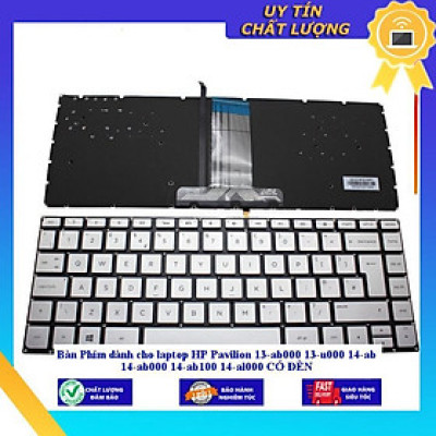 Bàn Phím dùng cho laptop HP Pavilion 13-ab000 13-u000 14-ab 14-ab000 14-ab100 14-al000 CÓ ĐÈN - MÀU ĐỒNG - Hàng Nhập Khẩu New Seal