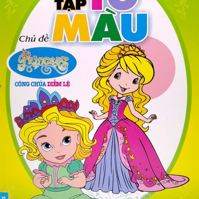 Em Tập Tô Màu - Chủ Đề Công Chúa Diễm Lệ