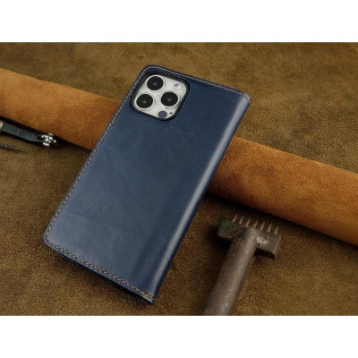 Bao Da cho điện thoại 12 Pro Max 13 pro max 14 pro max Handmade Cổ Điển Da Bò Thật