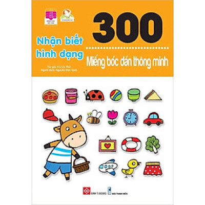 300 Miếng Bóc Dán Thông Minh - Nhận Biết Hình Dạng