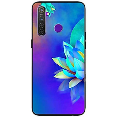 Ốp lưng dành cho Realme 6i mẫu Sen Xanh Tím