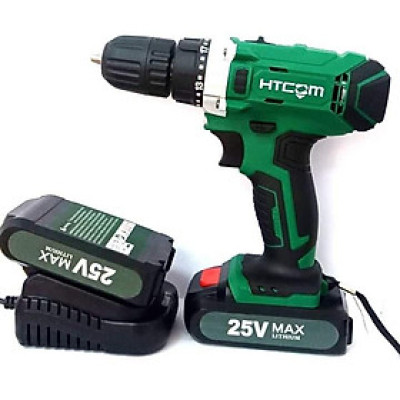 MÁY KHOAN PIN 25V HT8625 HTCOM (2 PIN + 1 SẠC) - HÀNG CHÍNH HÃNG