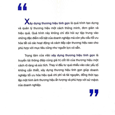 Xây Dựng Thương Hiệu Tinh Gọn