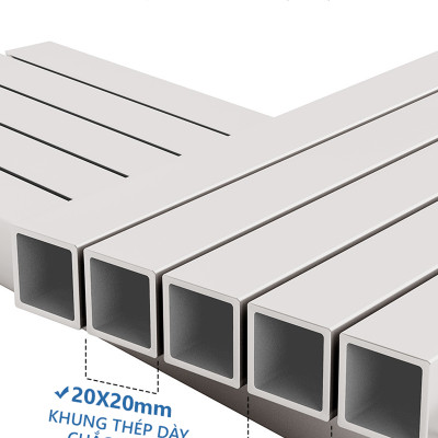 Kệ máy giặt thông minh khung thép chống ghỉ phủ sơn tĩnh điện thương hiệu IGA - GM115
